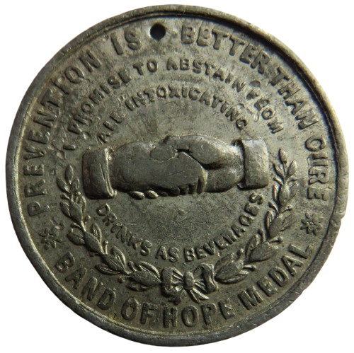 Prevention Better Than Cure Band of Hope Temperance Medal