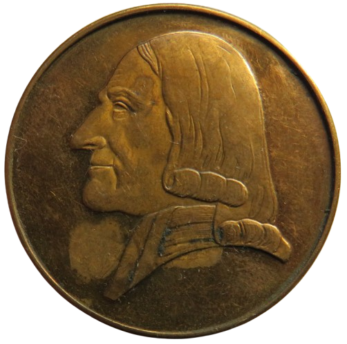 Aldersgate's Day John Wesley Commemorative Medal "About a Quarter Before Nice" Wednesday 24th May 24 1738