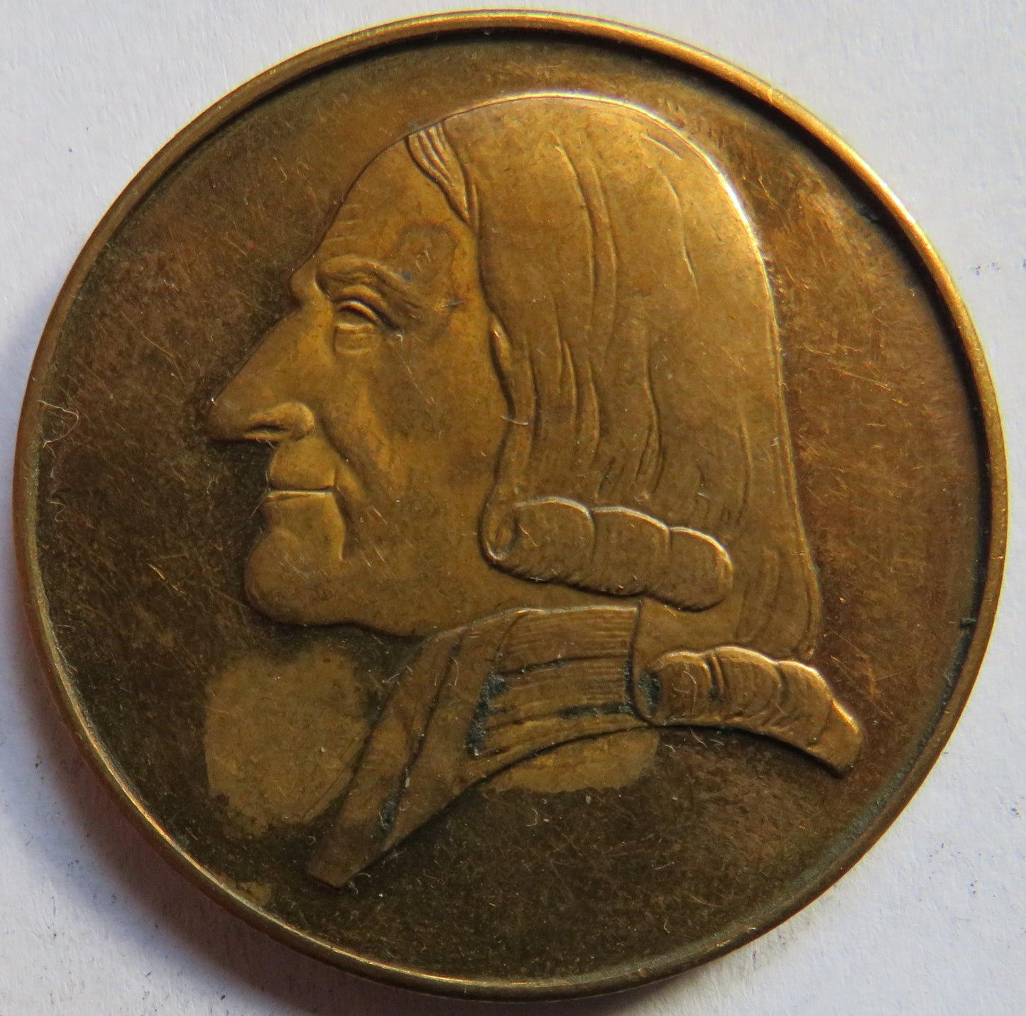 Aldersgate's Day John Wesley Commemorative Medal "About a Quarter Before Nice" Wednesday 24th May 24 1738