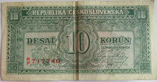 Load image into Gallery viewer, Czechoslovakia 10 Korun Banknote
