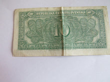 Load image into Gallery viewer, Czechoslovakia 10 Korun Banknote
