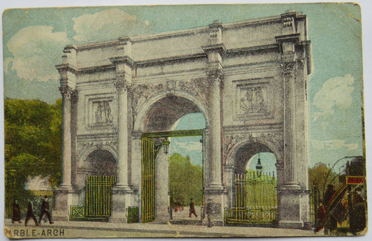 Vintage Postcard of Marble Arch