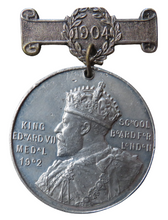 Load image into Gallery viewer, 1904 King Edward VII Medal School Board For London For Punctual Attendance
