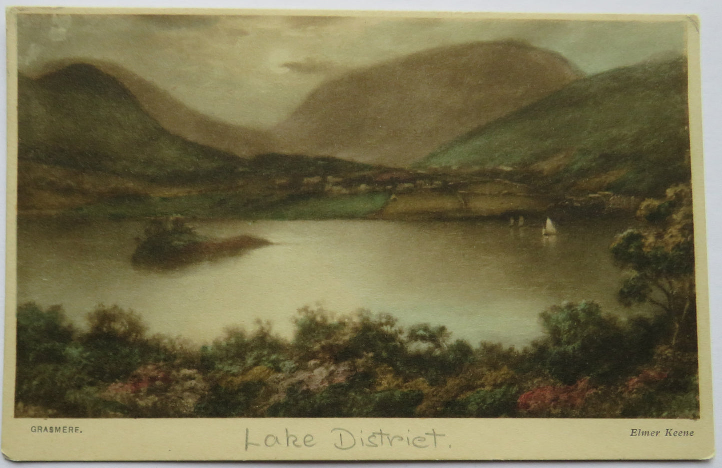 Vintage Postcard of Grasmere - Elmer Keene