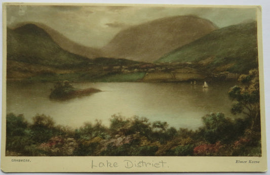 Vintage Postcard of Grasmere - Elmer Keene