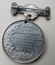 Load image into Gallery viewer, 1904 King Edward VII Medal School Board For London For Punctual Attendance
