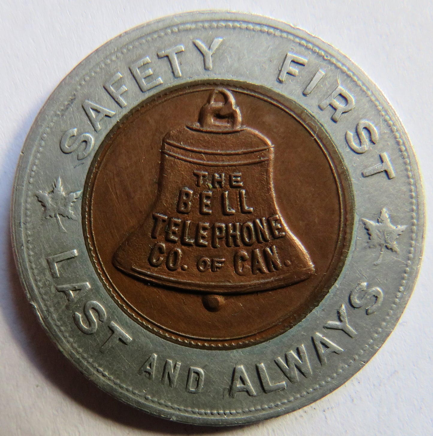 Safety First Last and Always The Bell Telephone Company Token