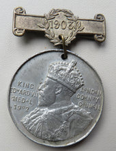 Load image into Gallery viewer, 1908 King Edward VII Medal London County Council For Punctual Attendance
