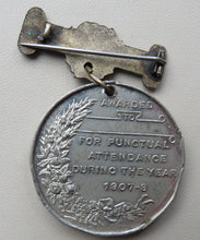 Load image into Gallery viewer, 1908 King Edward VII Medal London County Council For Punctual Attendance
