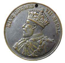 Load image into Gallery viewer, 1909-10 King Edward VII Medal London County Council For Punctual Attendance
