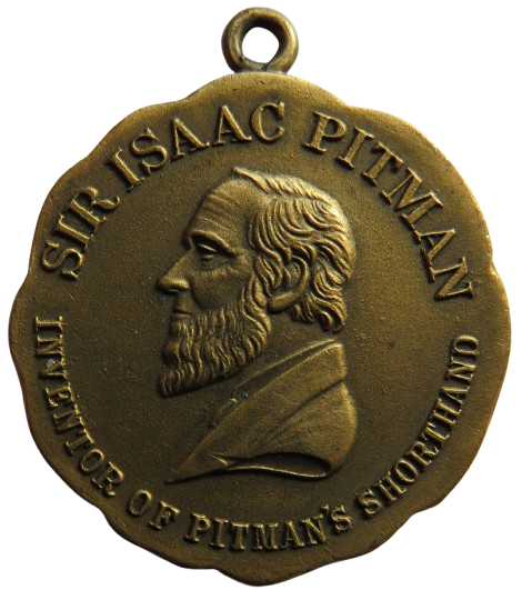 Sir Isaac Pitman Pitman's Shorthand Vintage Medal