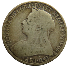 Load image into Gallery viewer, 1899 Queen Victoria Silver One Florin Coin - Great Britain
