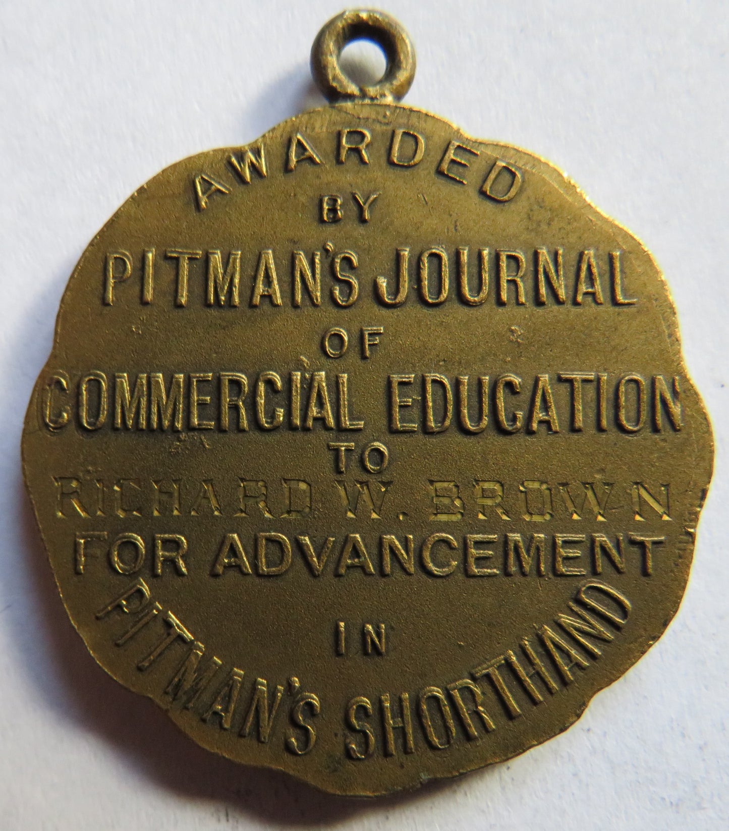Sir Isaac Pitman Pitman's Shorthand Vintage Medal