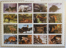 Load image into Gallery viewer, Umm Al Qiwain Stamp Sheet Of Stamps With Animals
