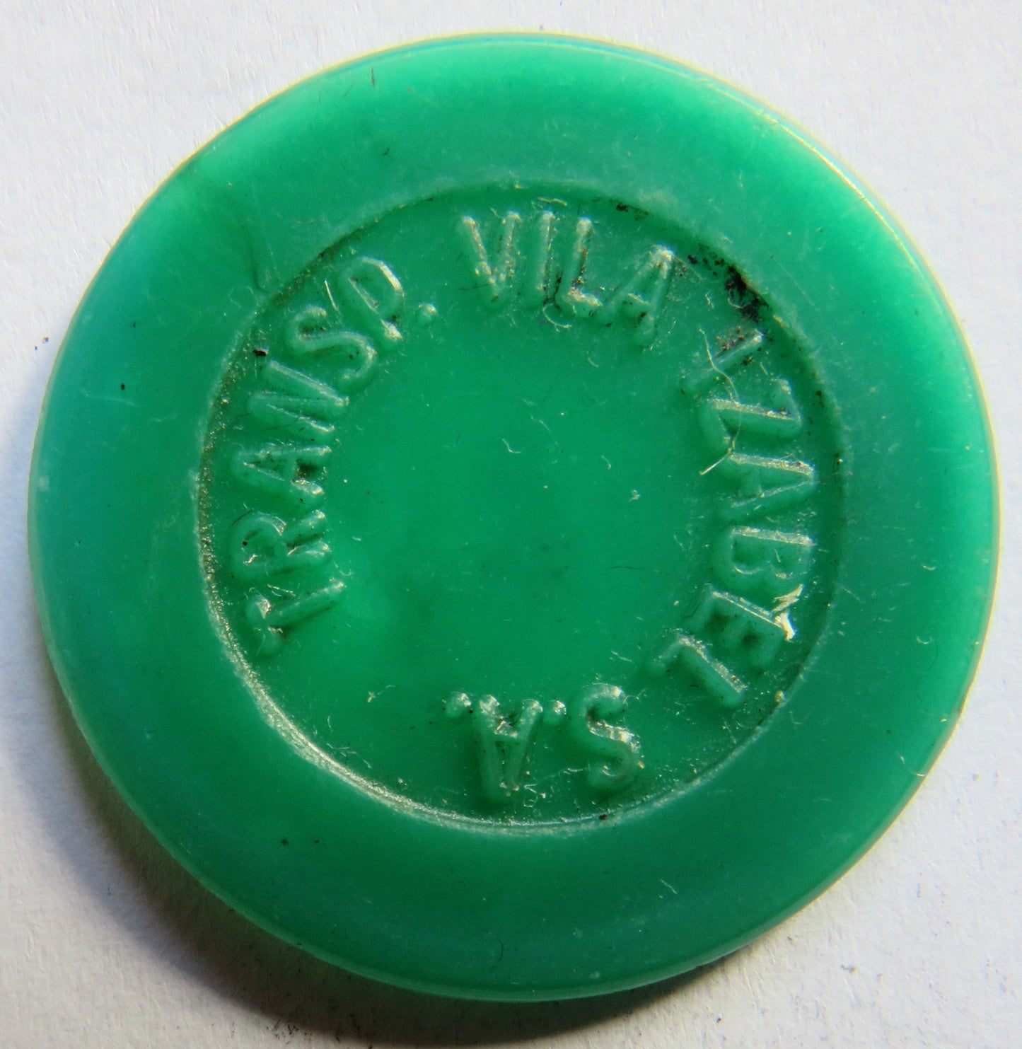 Transp. Vila Izabel S.A. Vintage Brazil Transport Plastic Token