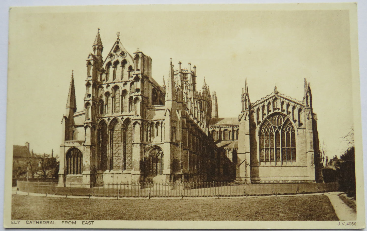 Vintage Postcard of Ely Cathedral from East
