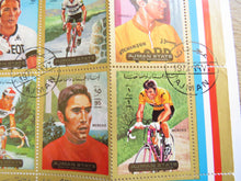 Load image into Gallery viewer, 1972 Manama Dependency of Ajman Stamp Sheet Tour De France
