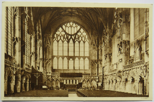 Vintage Postcard of Lady Chapel, Ely Cathedral