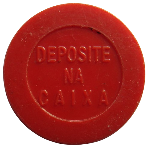 Viaco Acari S.A Vintage Brazil Transport Plastic Token