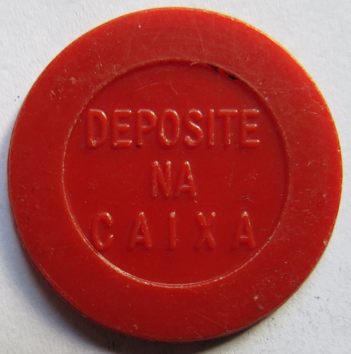 Viaco Acari S.A Vintage Brazil Transport Plastic Token