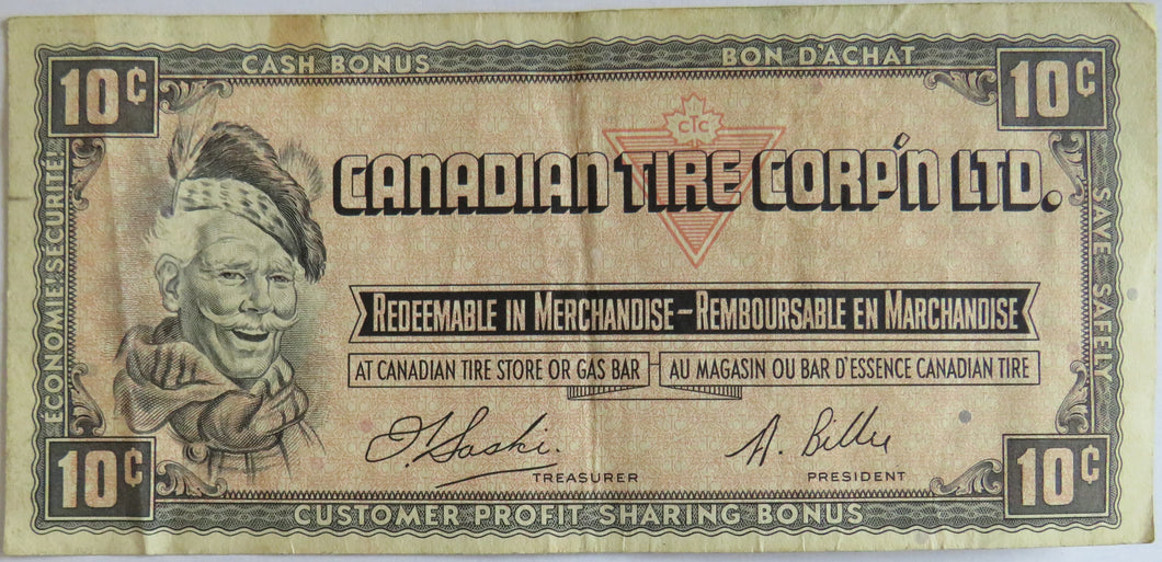 Canadian Tire Corp'n Ltd 10 Cent Cash Bonus