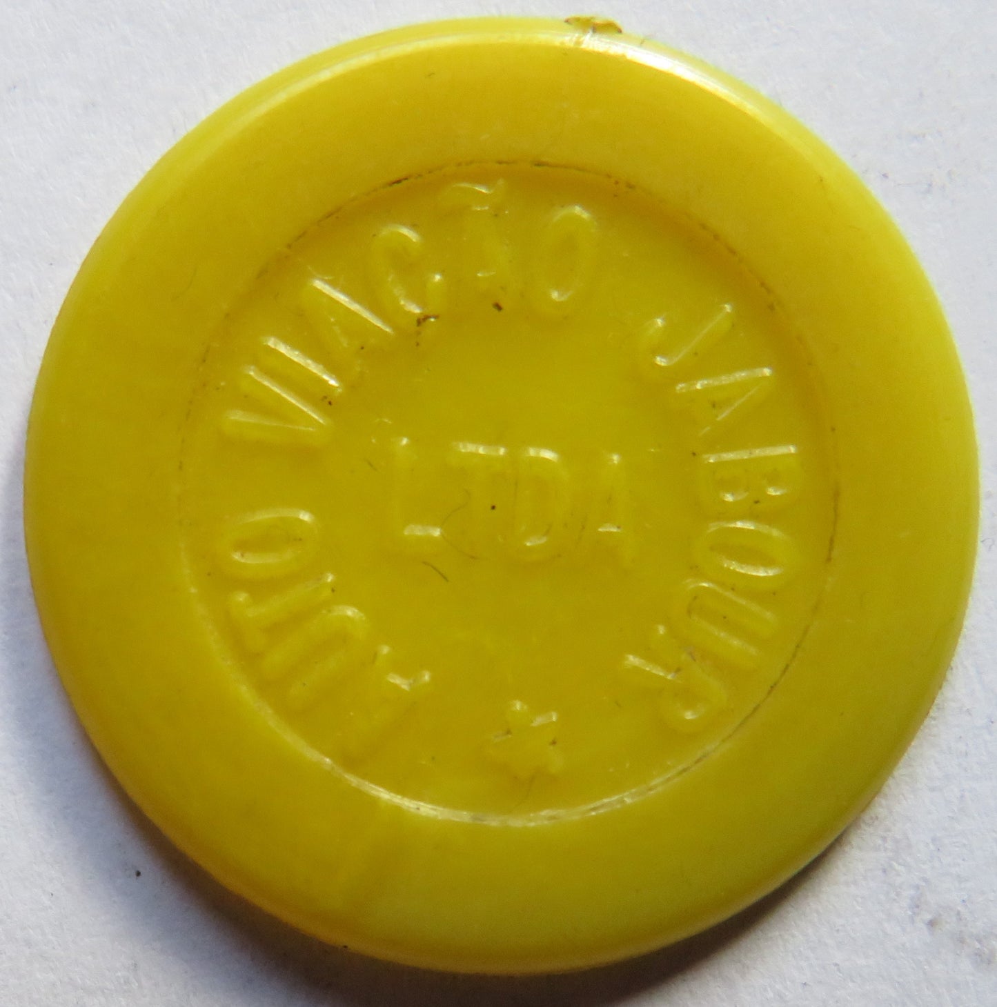 Auto Viacao Jabour LTDA Vintage Brazil Transport Plastic Token