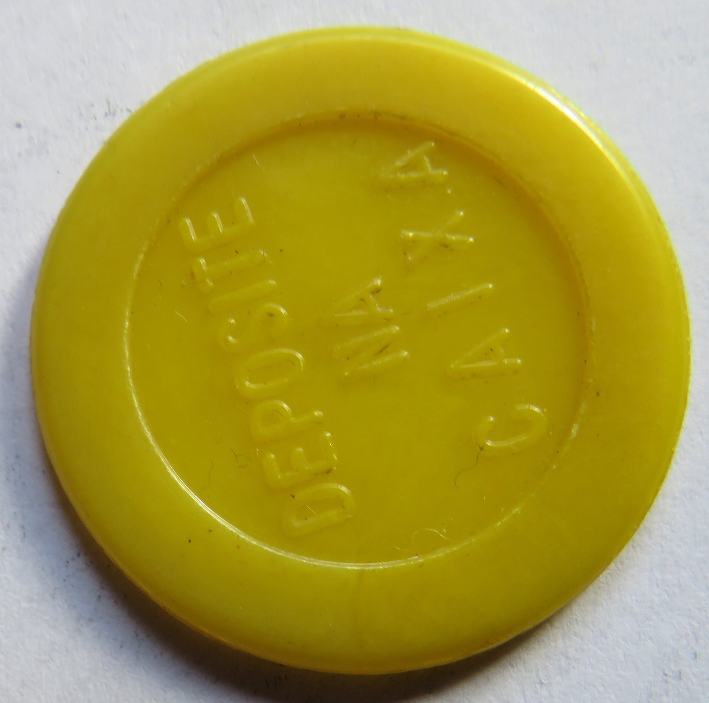 Auto Viacao Jabour LTDA Vintage Brazil Transport Plastic Token