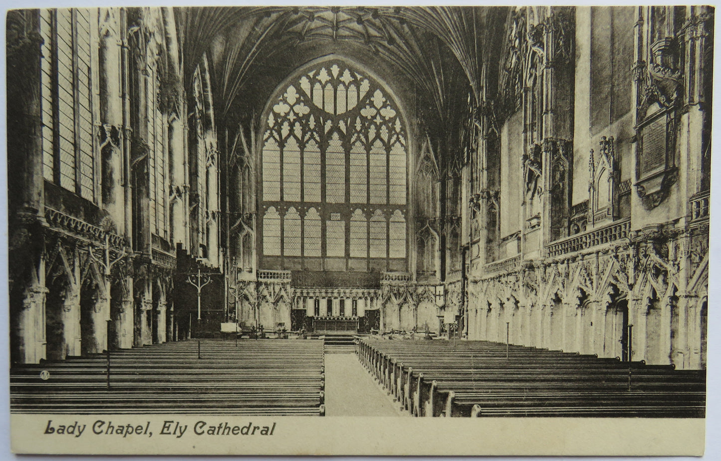 Vintage Postcard of Lady Chapel, Ely Cathedral