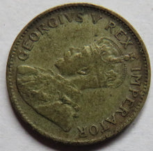 Load image into Gallery viewer, 1936 King George V South Africa Silver Threepence Coin
