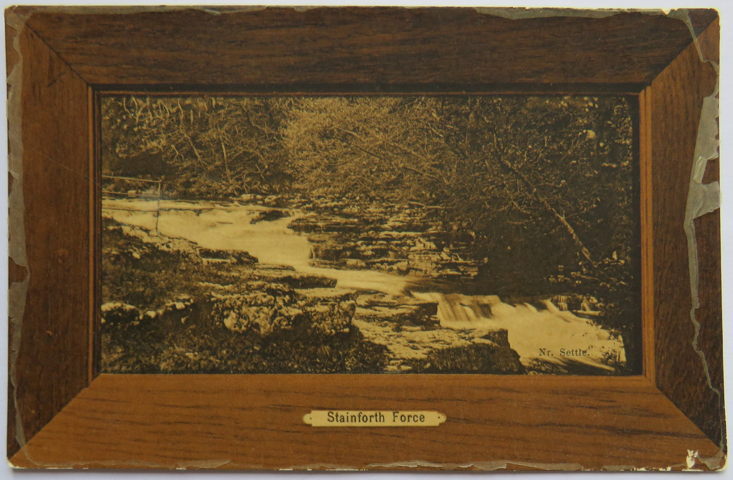 Vintage Postcard of Stainforth Force