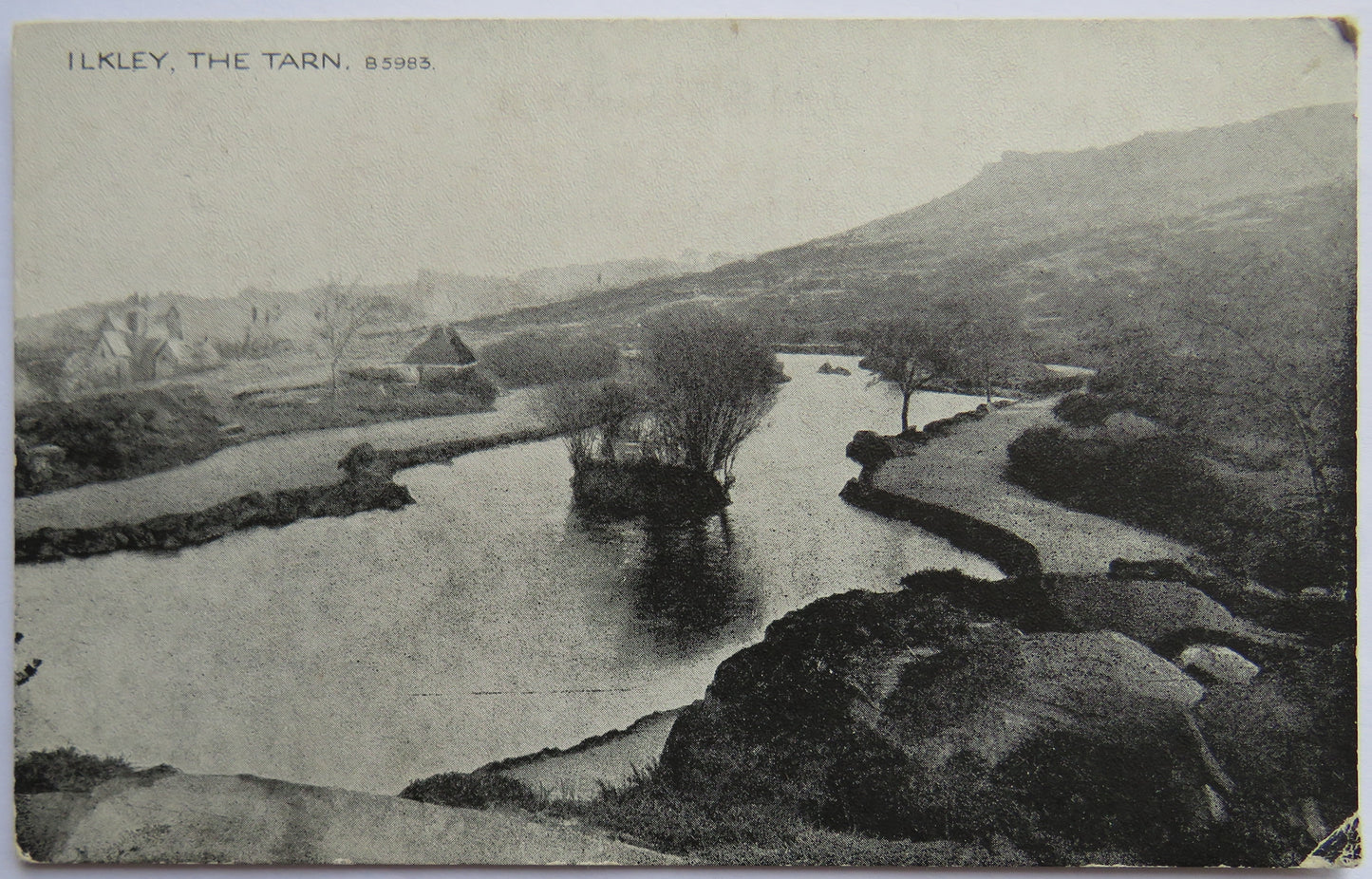 Vintage Postcard of Ilkley, The Tarn
