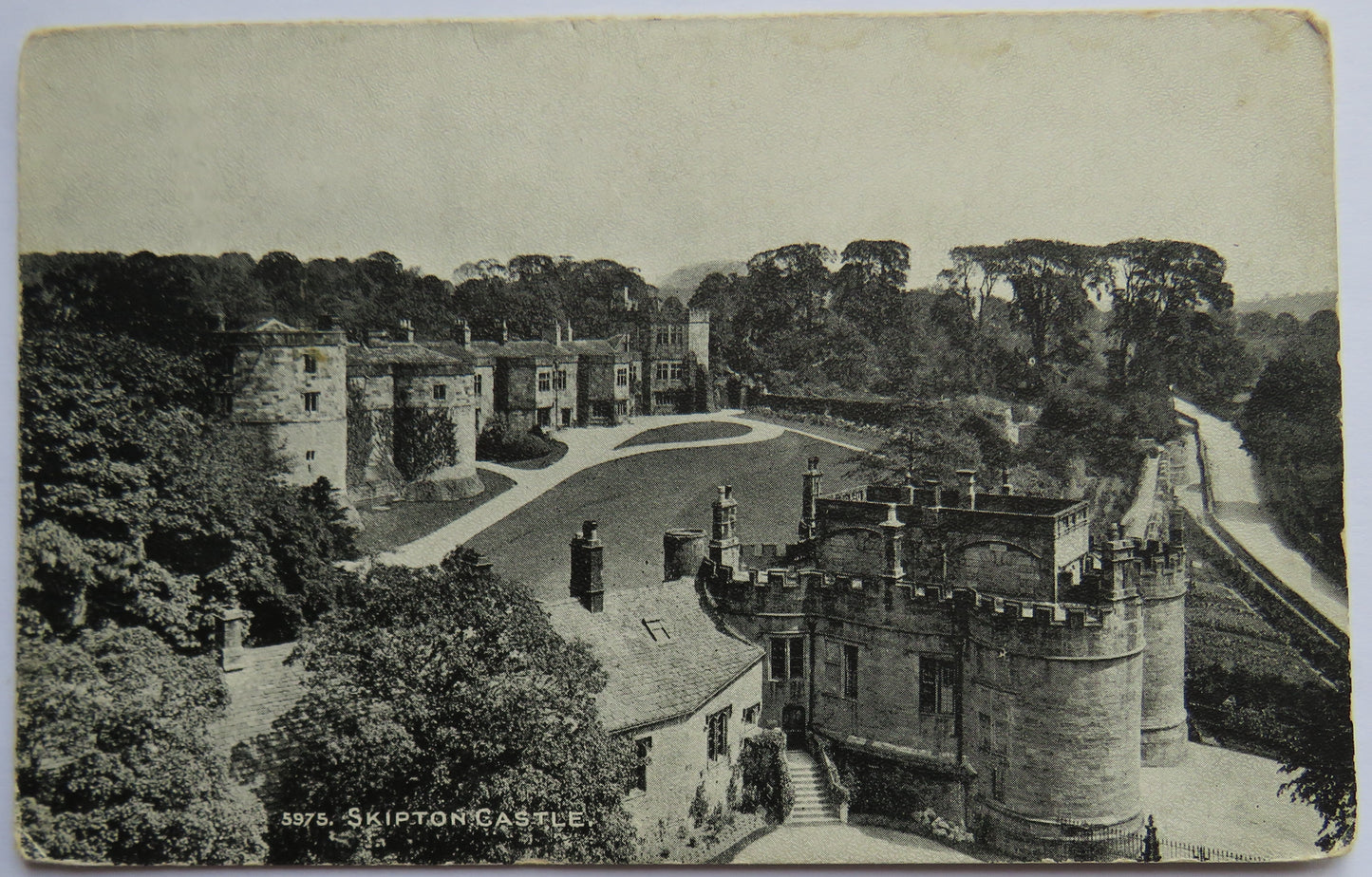 Vintage Postcard of Skipton Castle