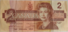 Load image into Gallery viewer, 1986 Canada $2 Two Dollar Banknote
