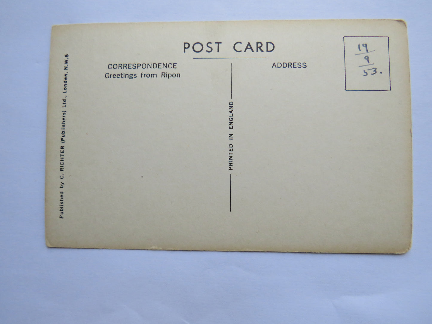 Vintage Multiview Postcard of Ripon including Wakeman