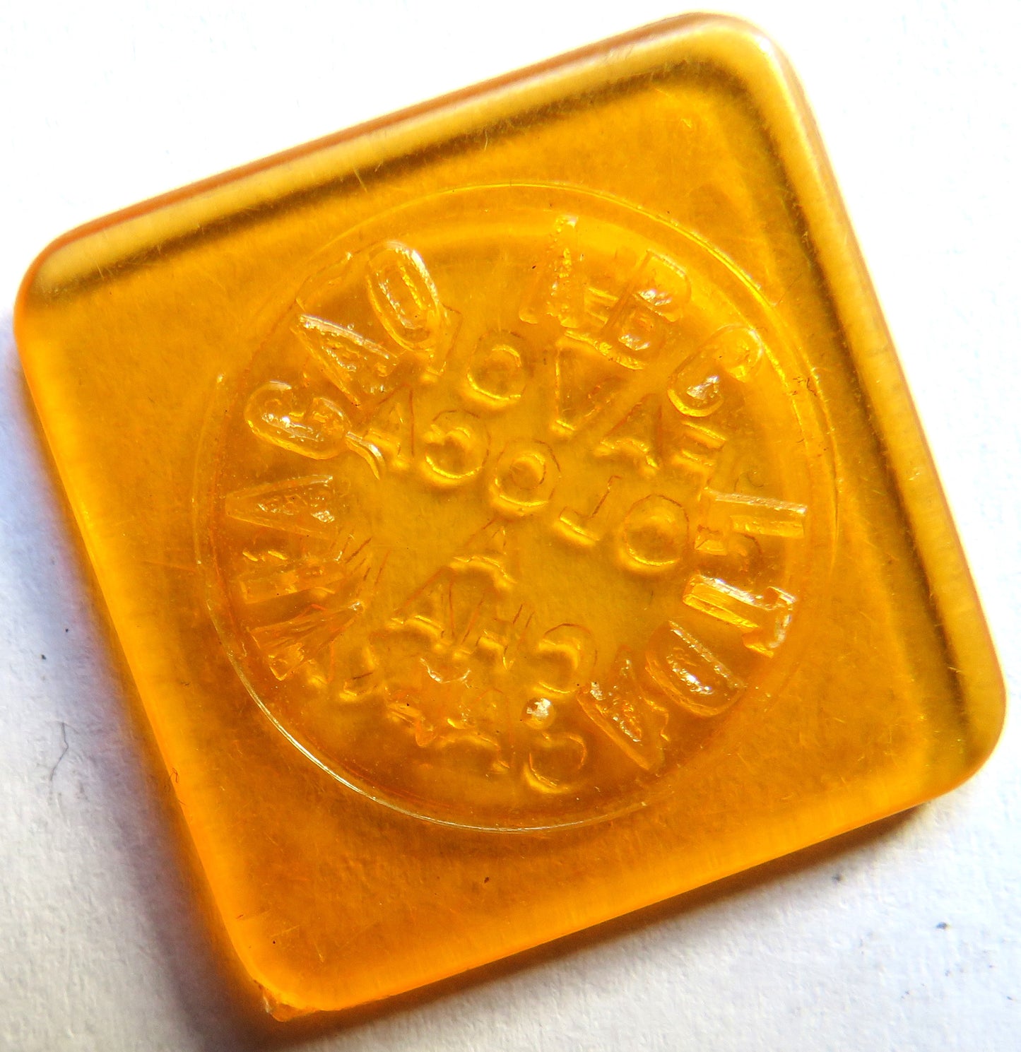 Viaco ABC LTDA Vintage Brazil Transport Plastic Token
