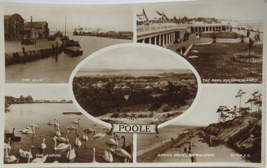Vintage Postcard of Poole