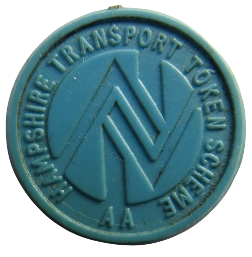 Hampton Transport Token Scheme 5p Plastic Token
