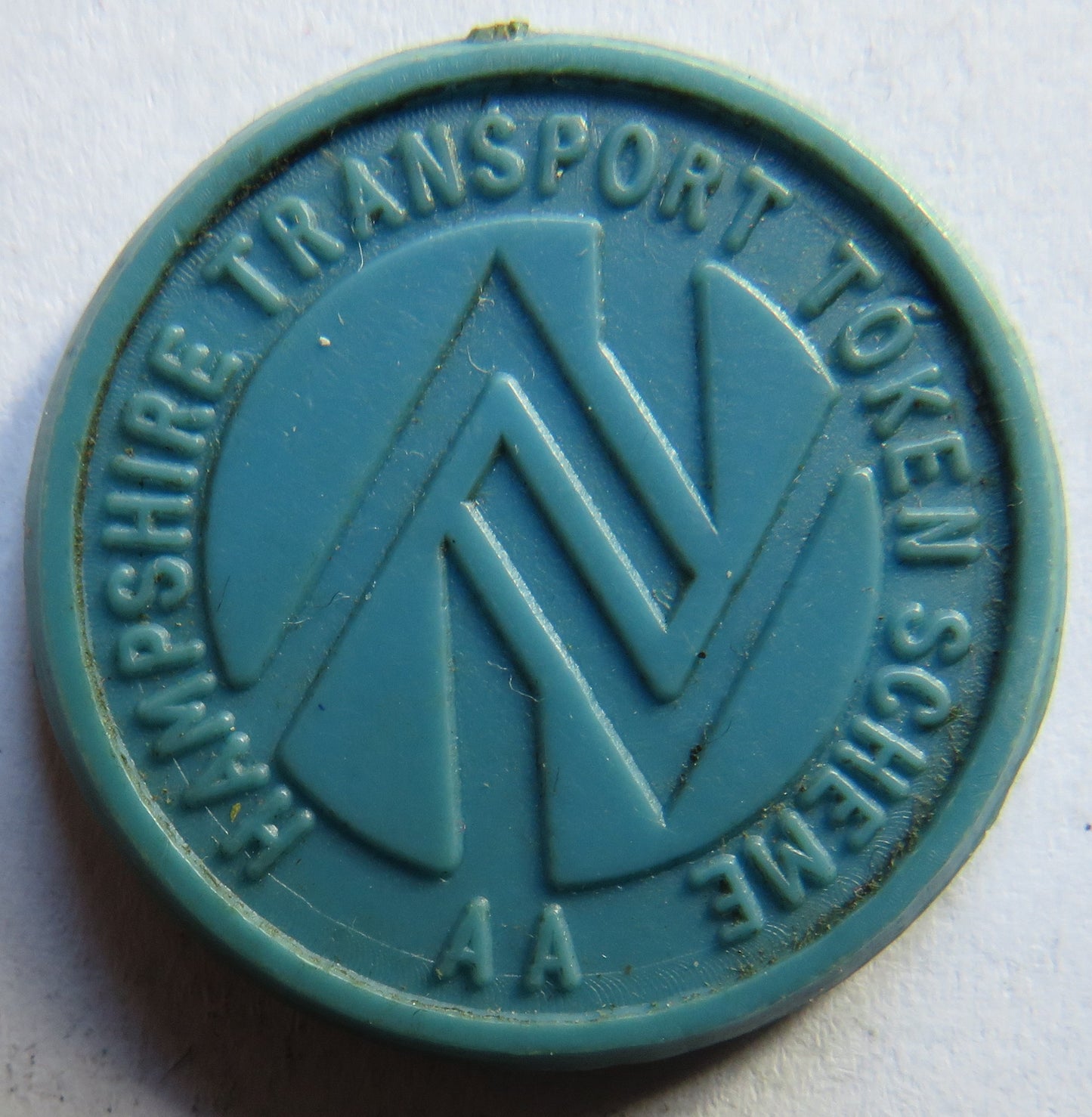 Hampton Transport Token Scheme 5p Plastic Token