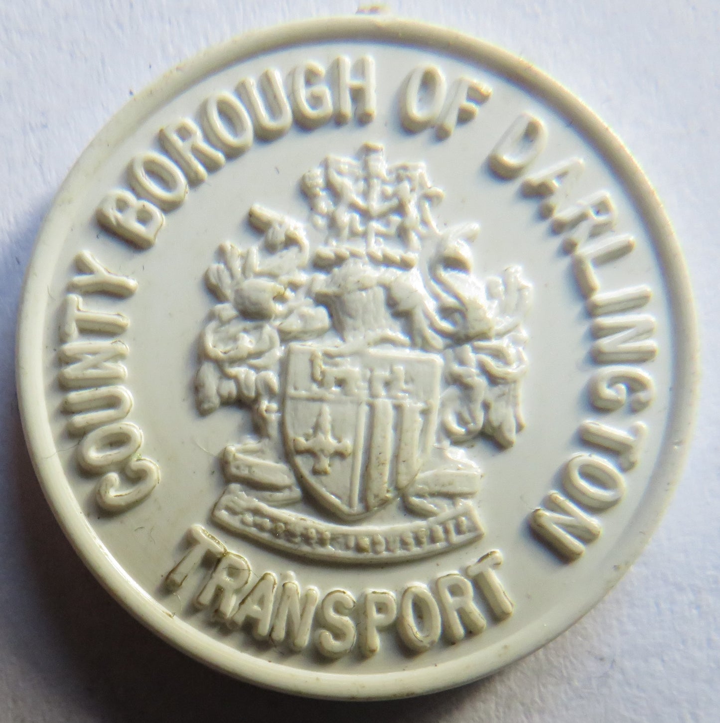 County Borough of Darlington Plastic 5d Token