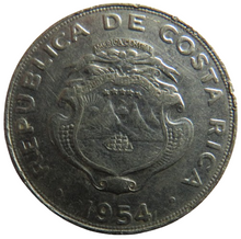 Load image into Gallery viewer, 1954 Costa Rica One Colon Coin
