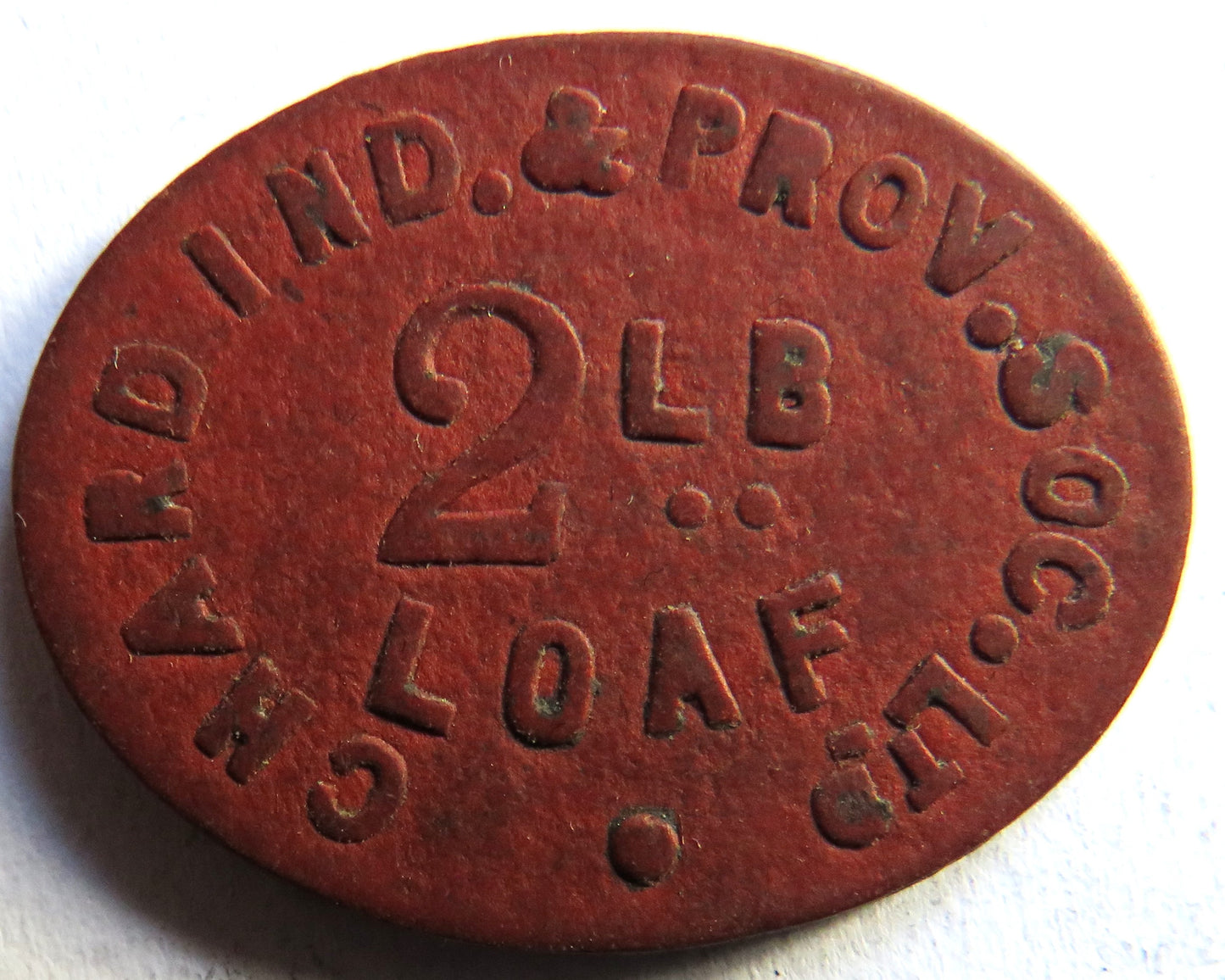 Chard Industrial & Providence Society Ltd 2lb Token