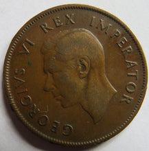 Load image into Gallery viewer, 1938 King George VI South Africa One Penny Coin
