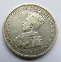 Load image into Gallery viewer, 1917-M King George V Australia Silver Florin / Two Shillings Coin
