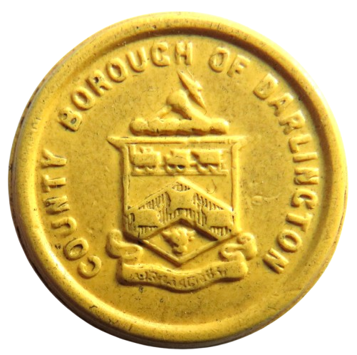 County Borough of Darlington Plastic 2d Token