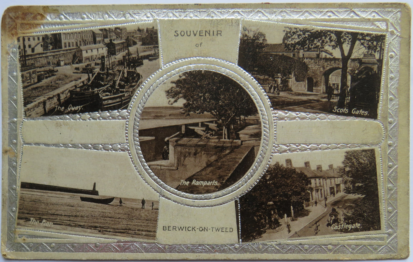 Vintage Postcard of Souvenir of Berwick-on-Tweed