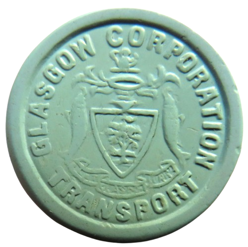 Glasgow Corporation Transport 1/2d Plastic Token