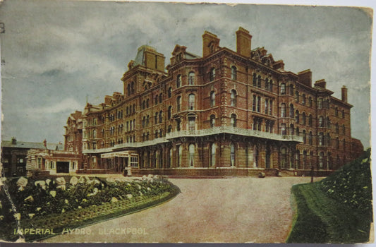 Antique Postcard of Imperial Hydro, Blackpool 1917