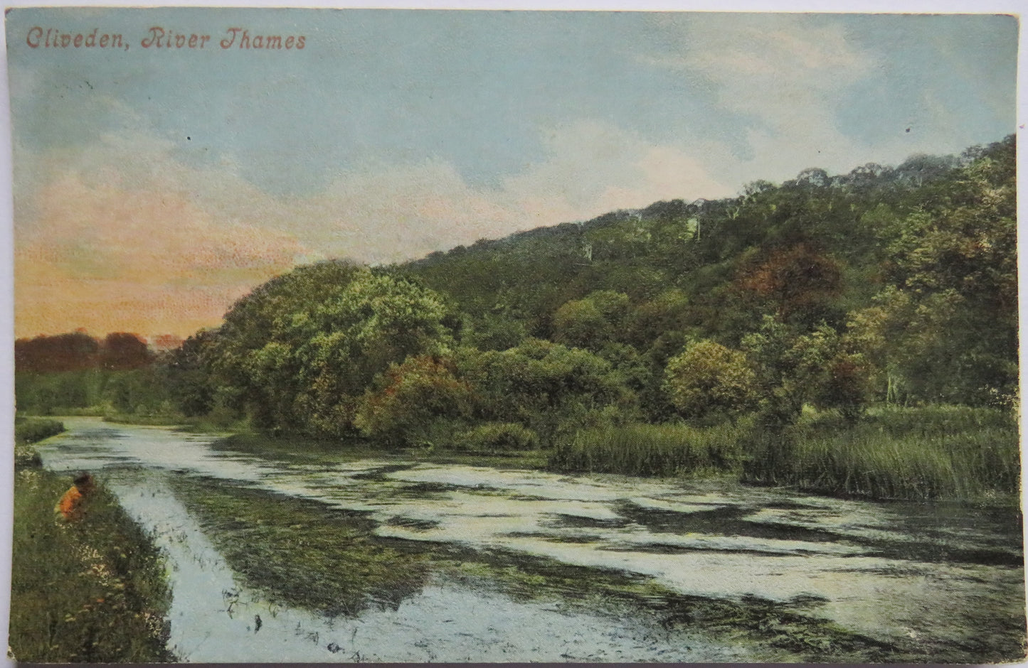 Antique Postcard of Cliveden, River Thames 1904