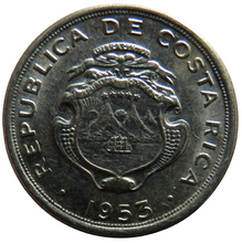 Load image into Gallery viewer, 1953 Costa Rica 10 Centimos Coin
