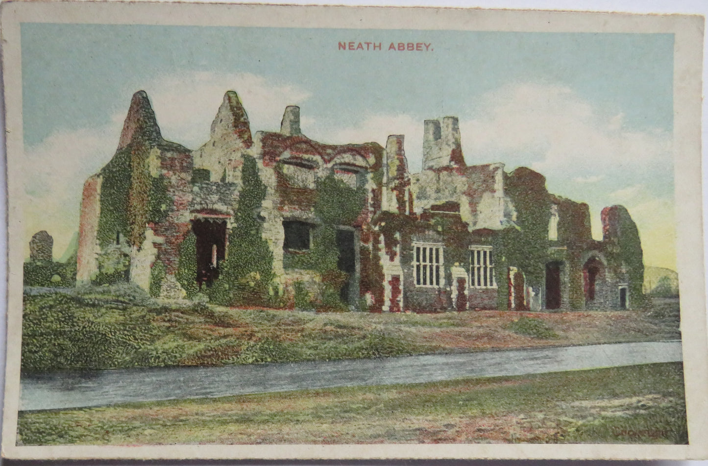 Vintage Postcard of Neath Abbey